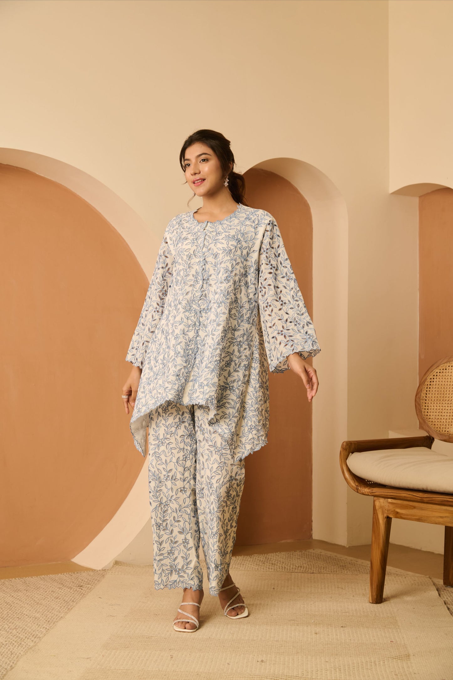 All Over Cutwork Set