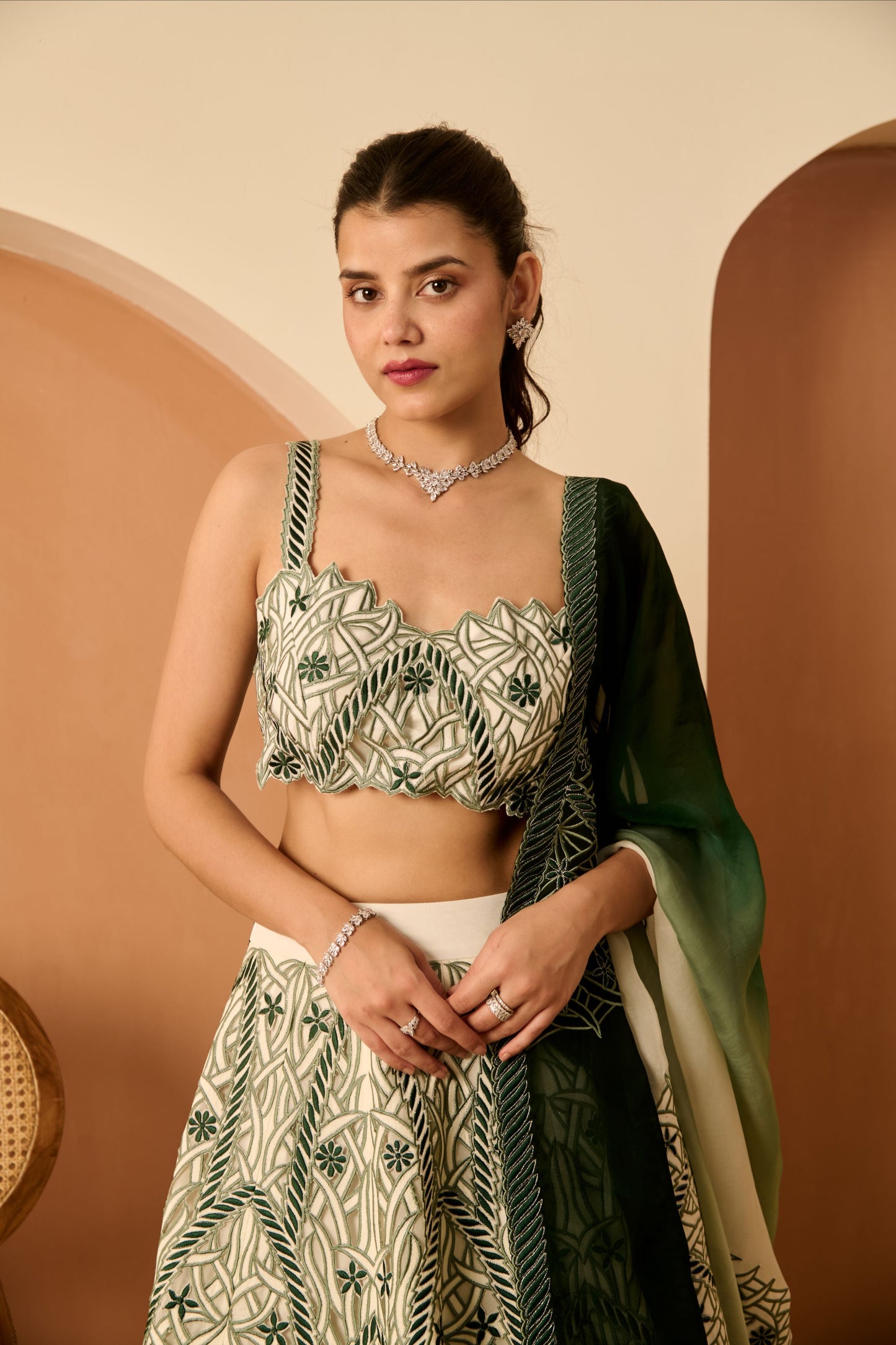 Bagh Lehenga Set