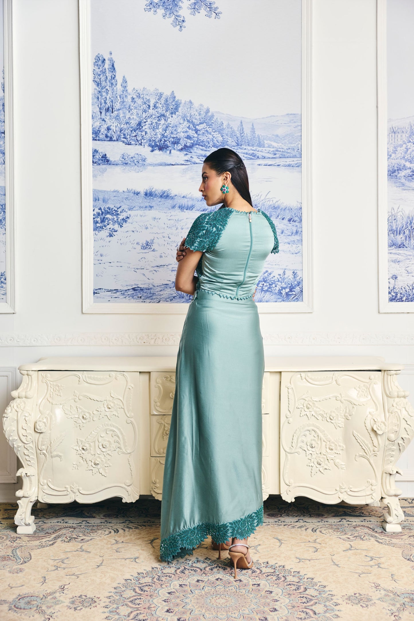 Meher Drape Set