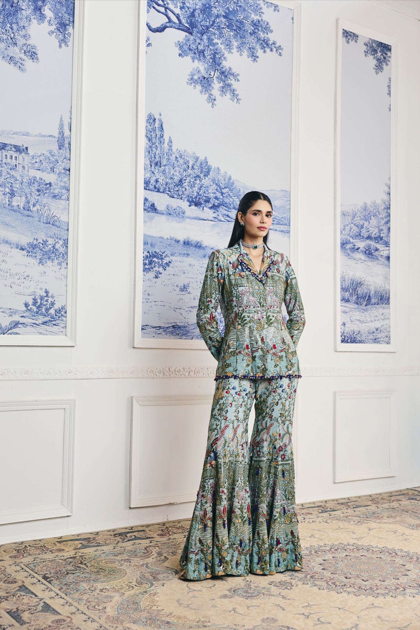Champa Sharara Set