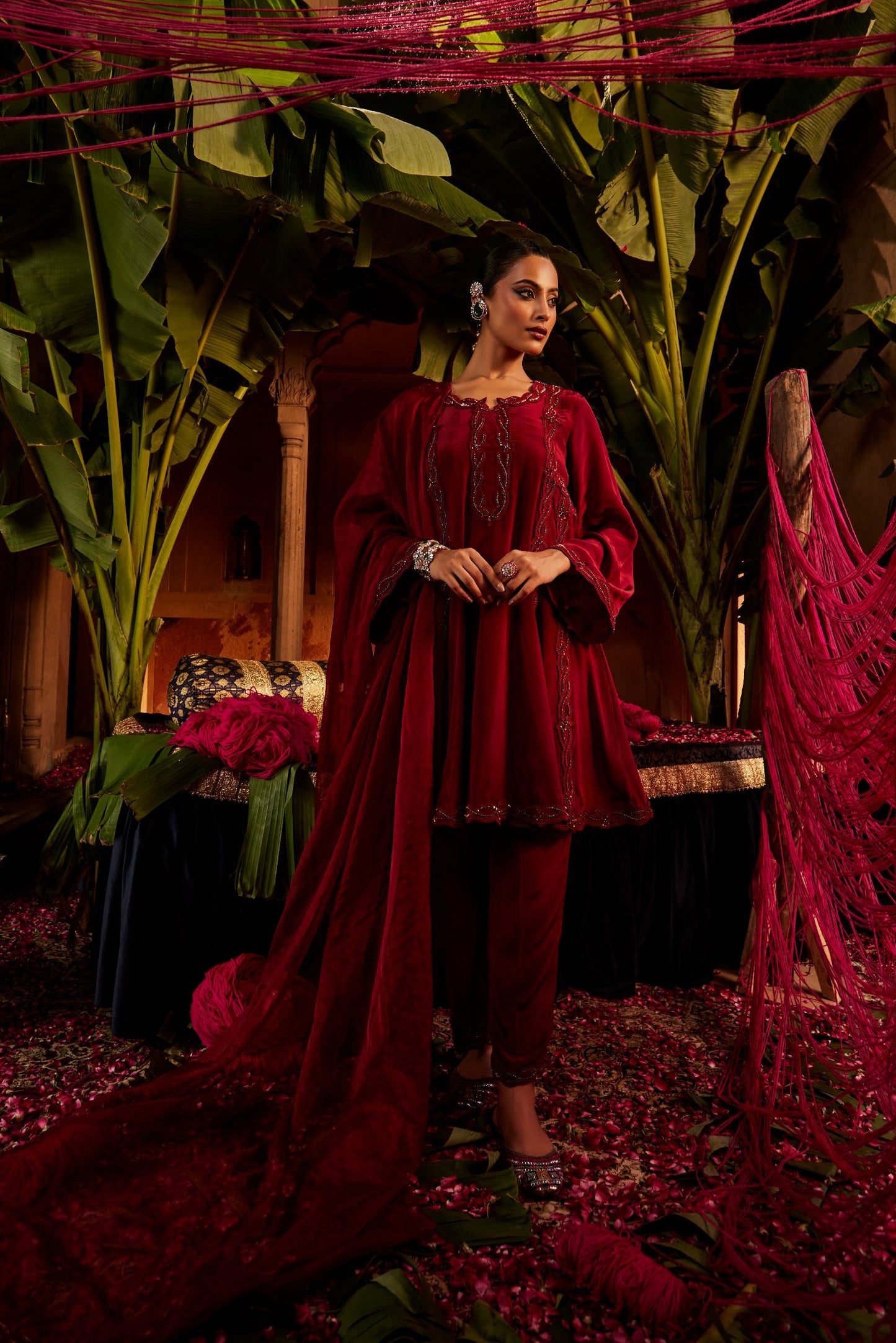 Gulab short anarkali