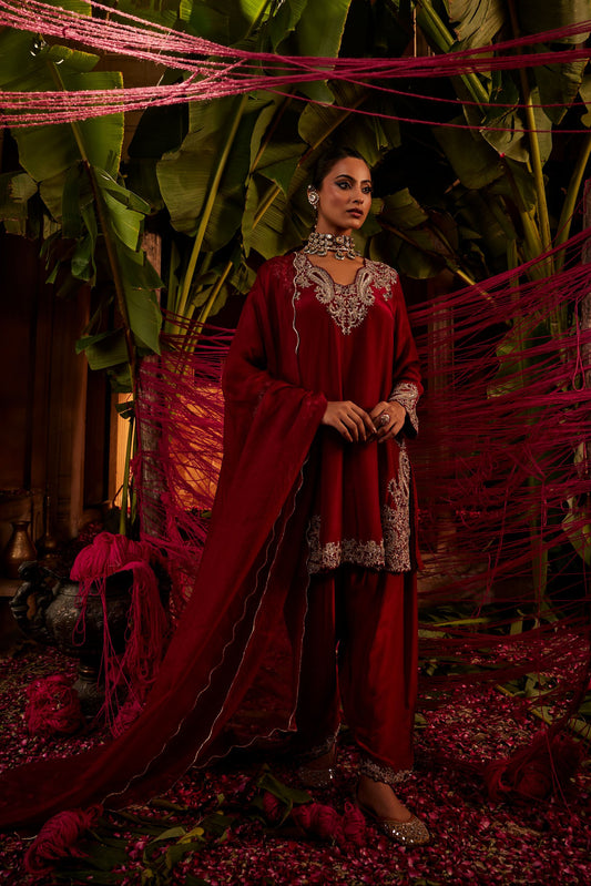 Gulab short kurta set
