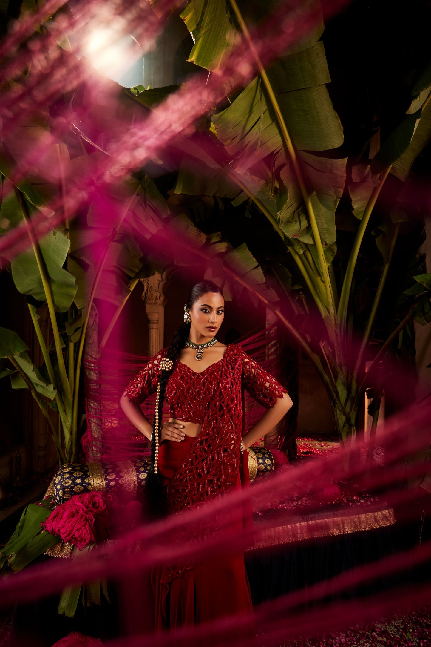 Lehar drape saree