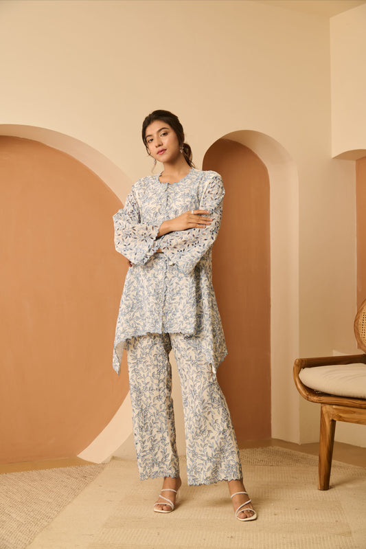 All Over Cutwork Set