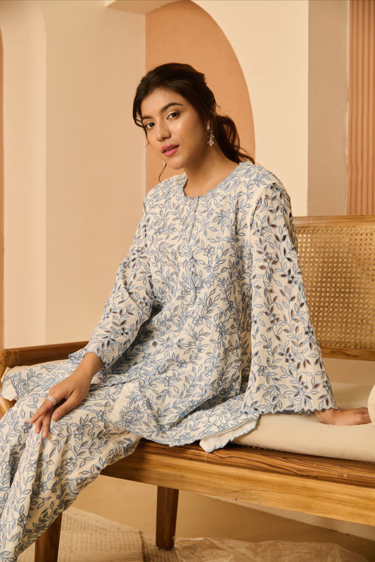 All Over Cutwork Set