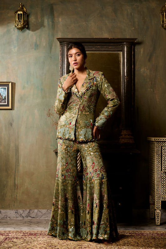 CHAMPA SHARARA SET