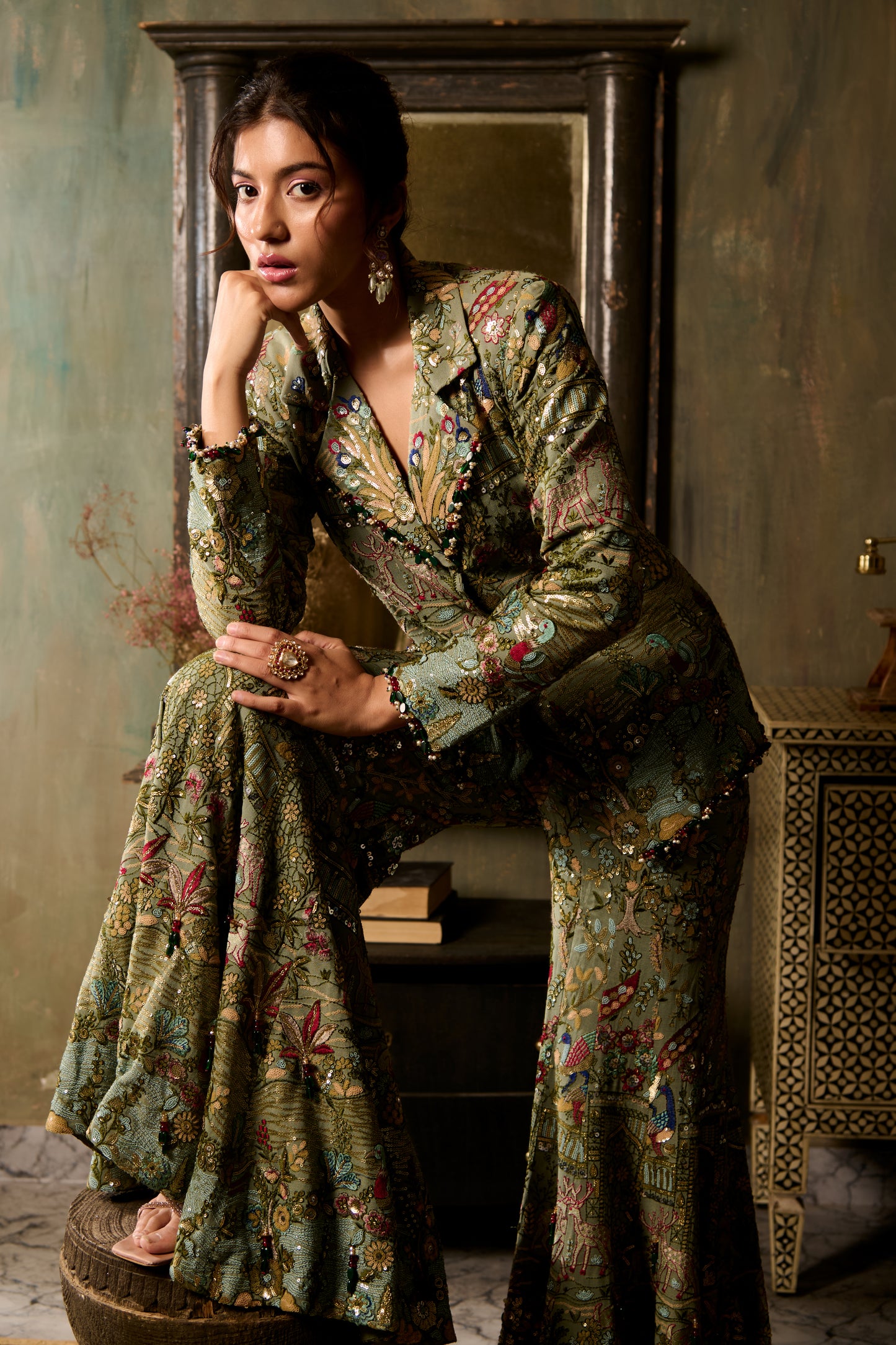 CHAMPA SHARARA SET