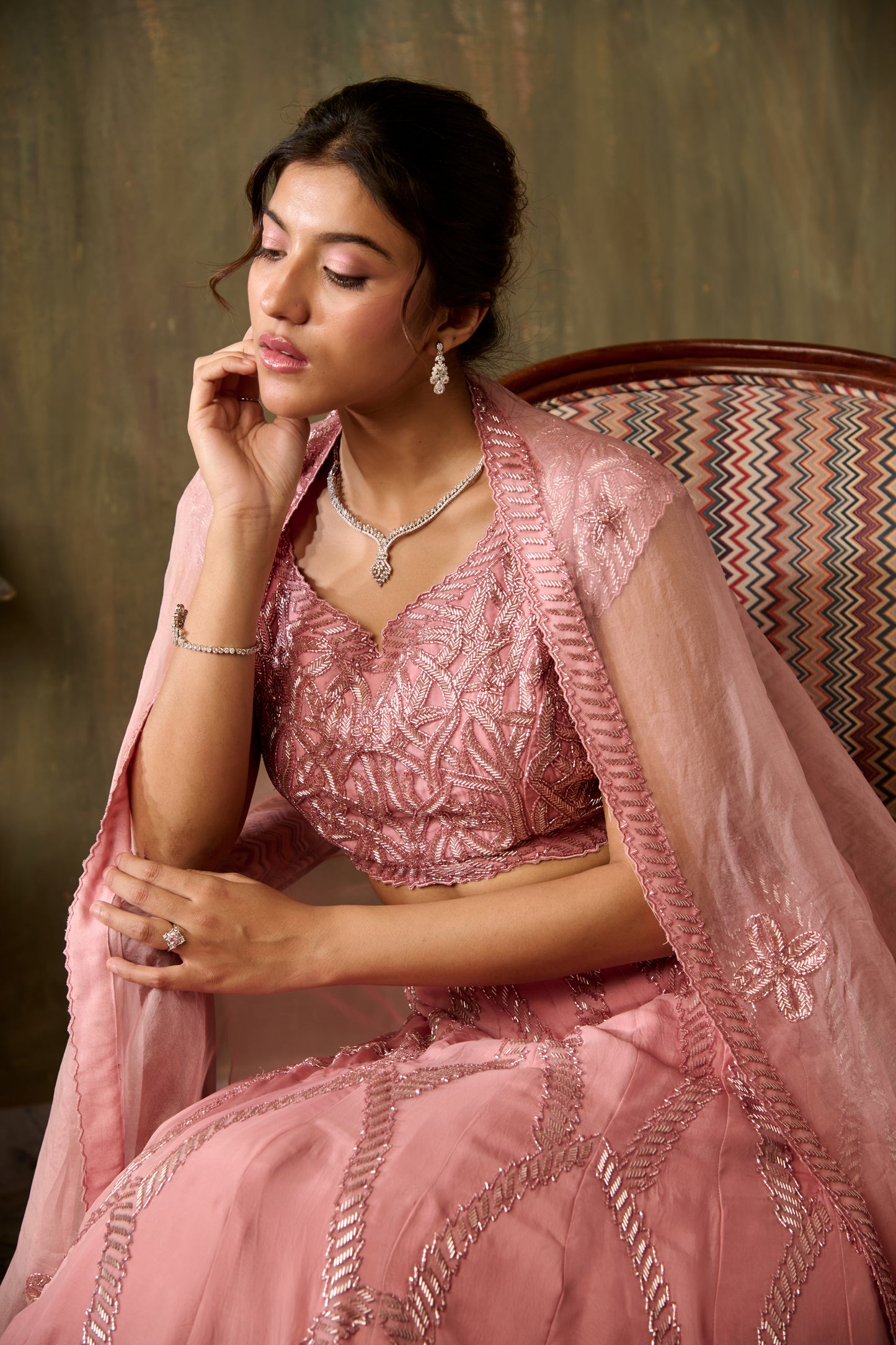 MERMAID LEHAR LEHENGA SET
