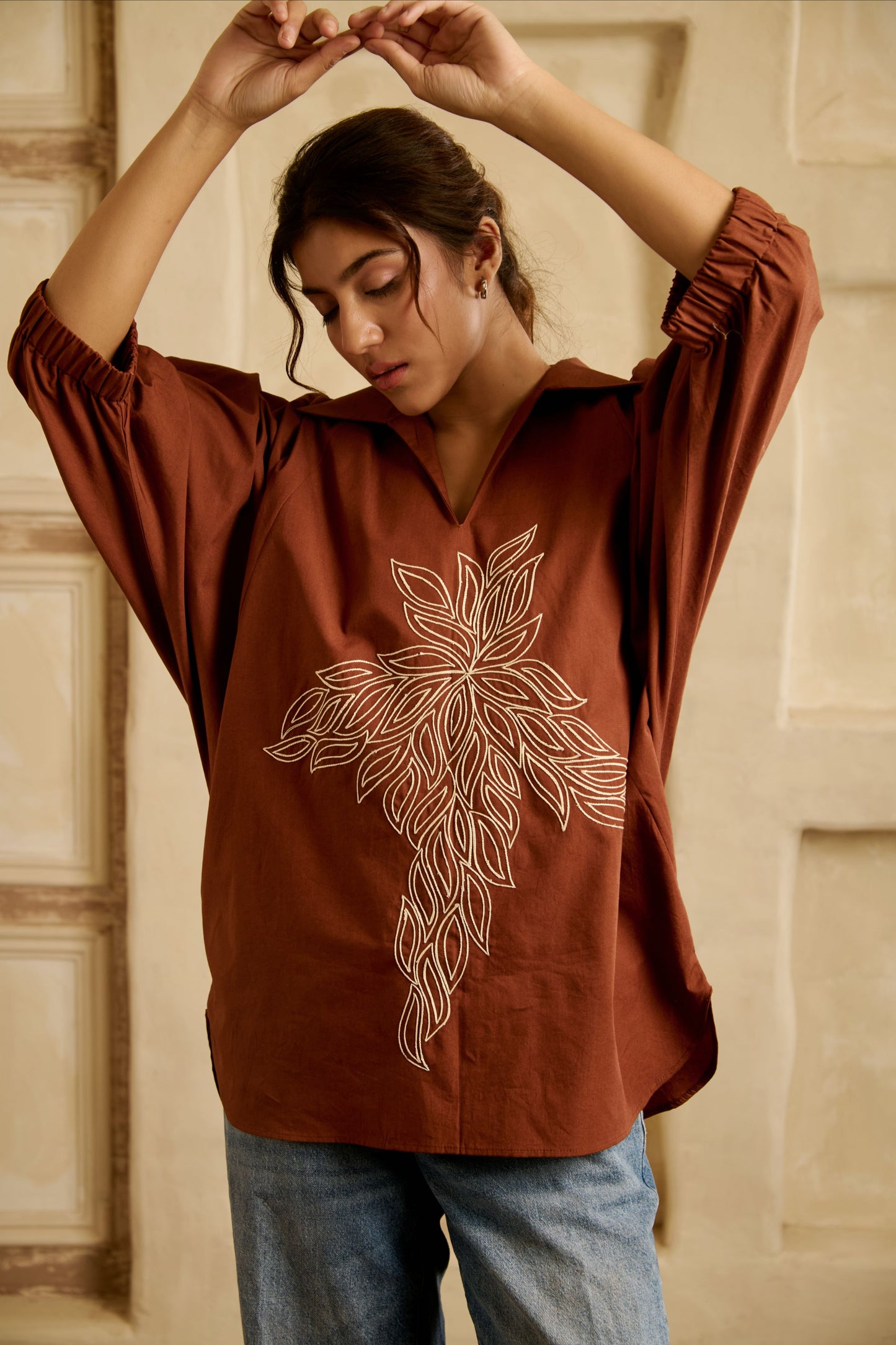Bloom Shirt - Brown