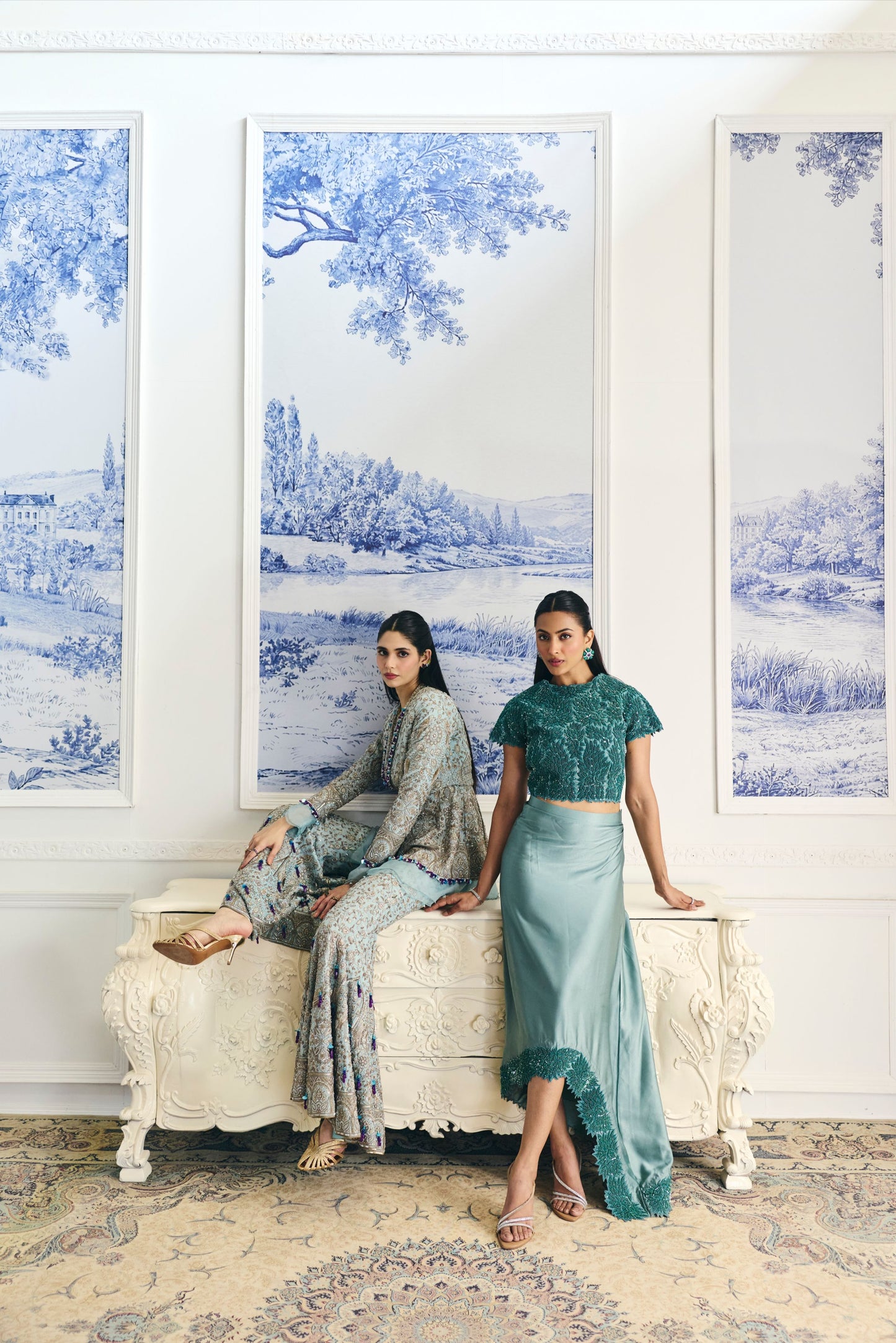 Meher Drape Set
