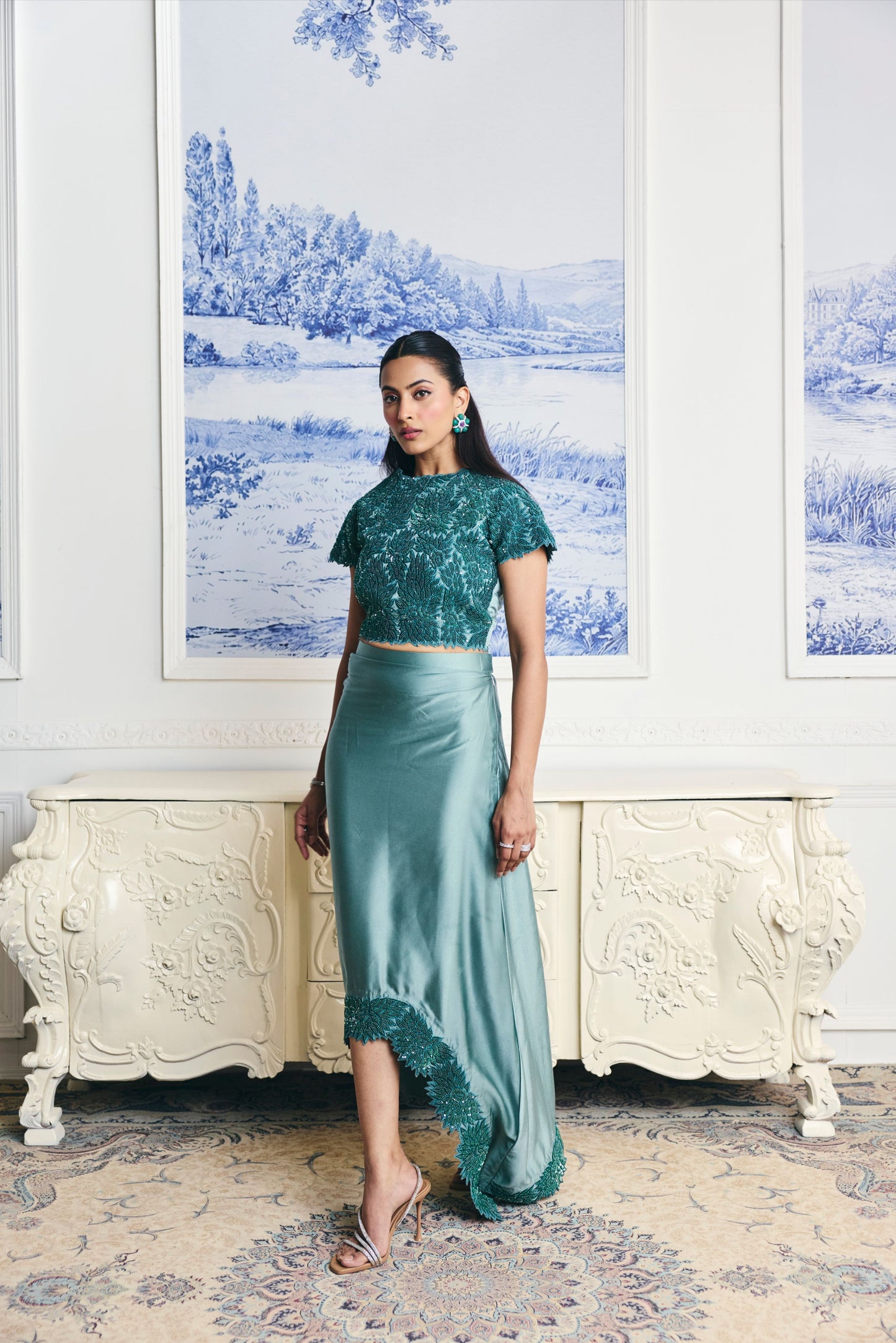 Meher Drape Set