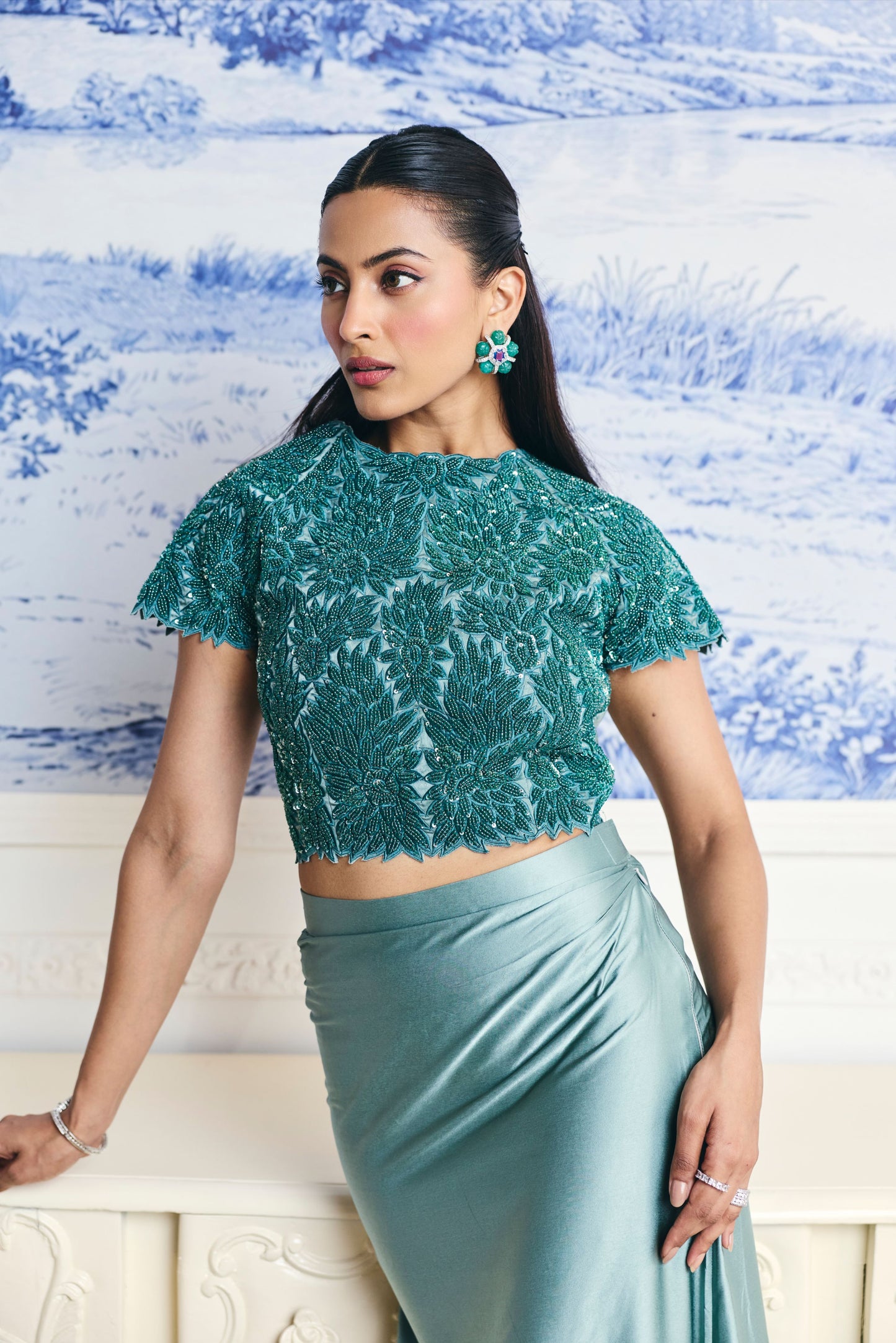 Meher Drape Set