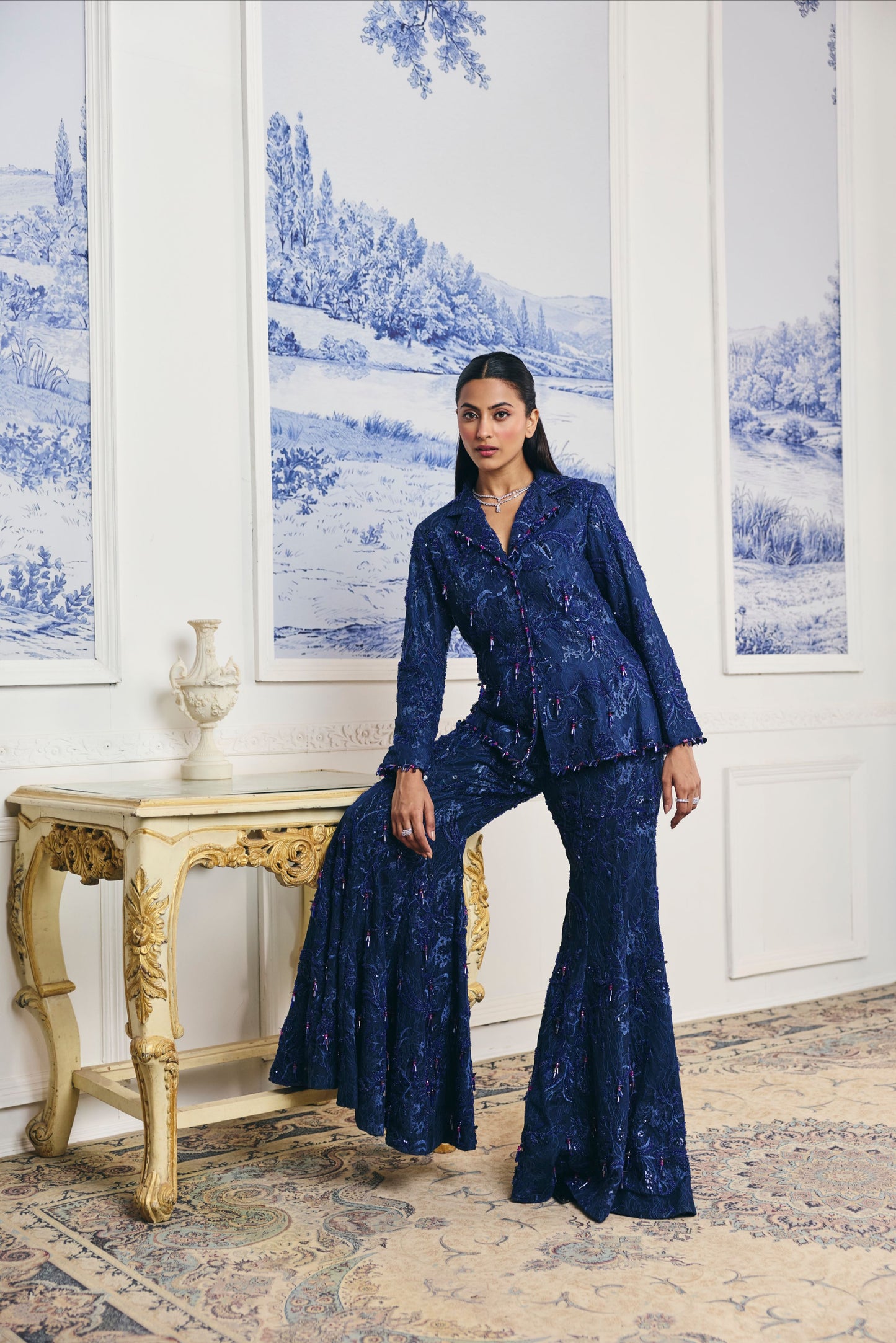 Mehboob Sharara Set