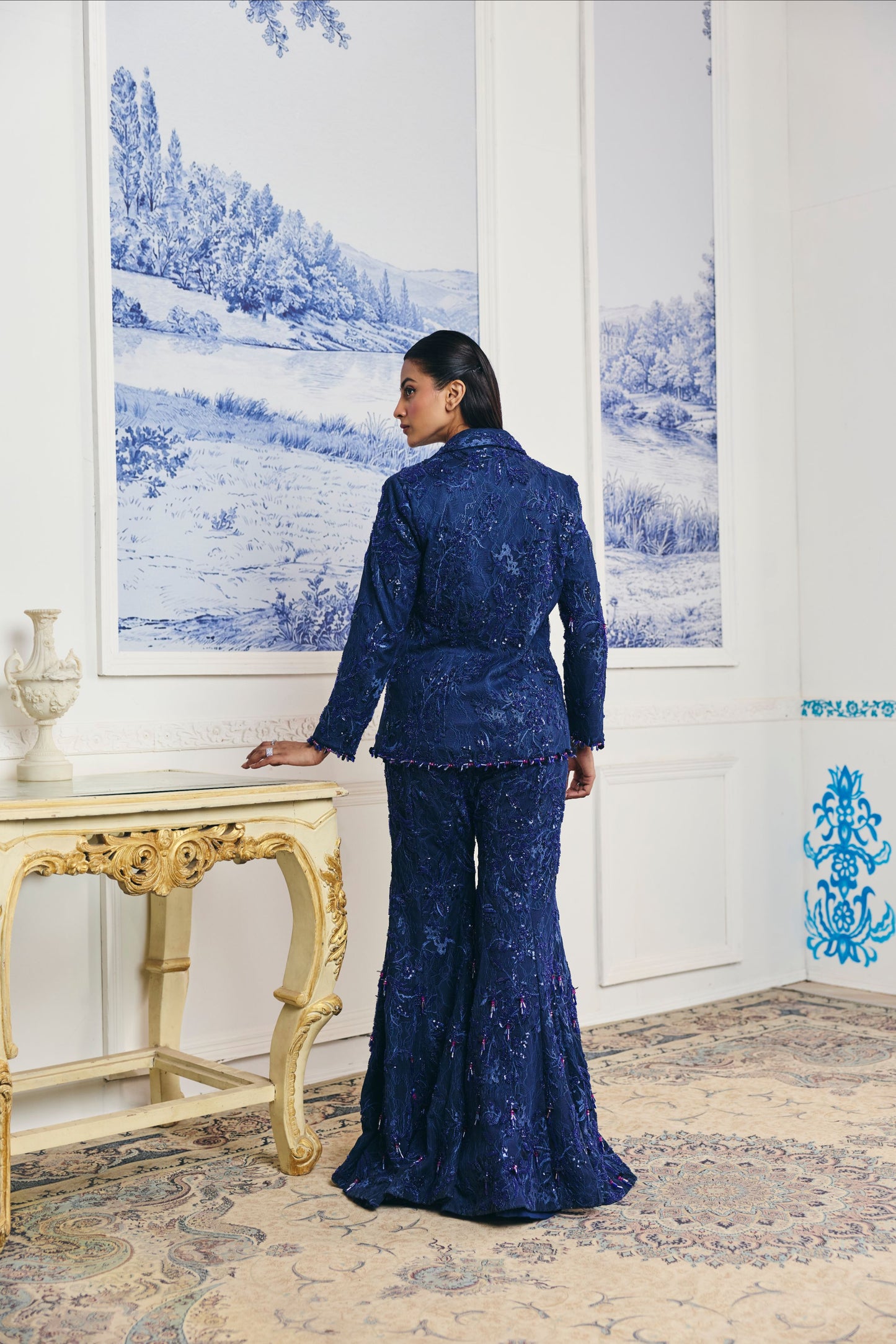 Mehboob Sharara Set