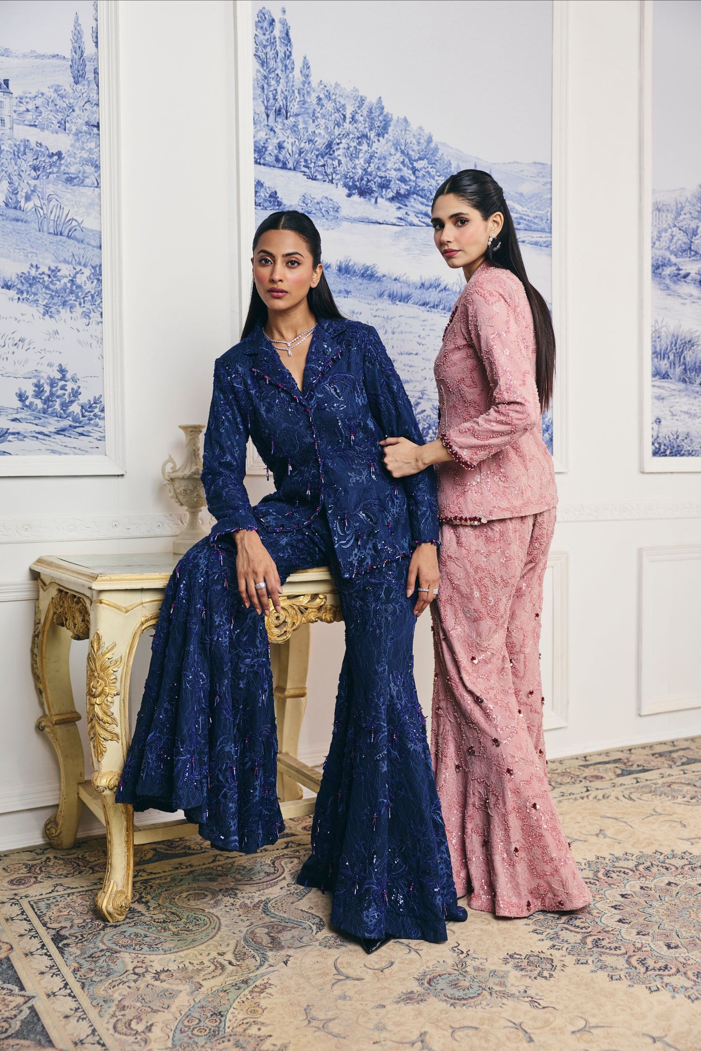 Mehboob Sharara Set