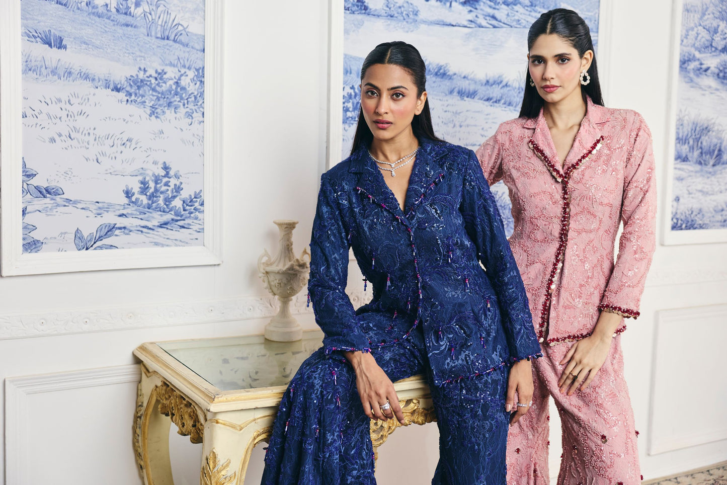 Mehboob Sharara Set