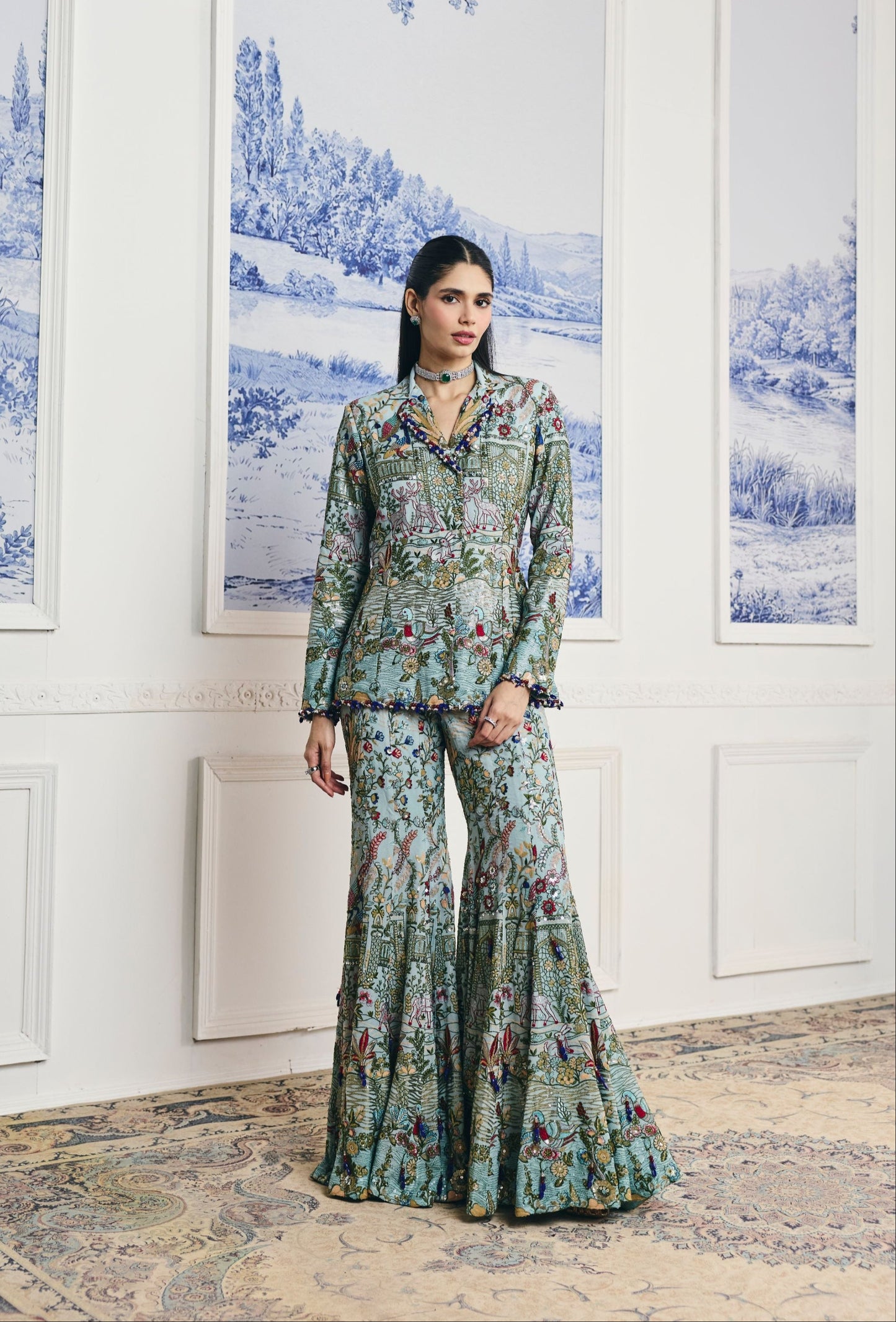 Champa Sharara Set