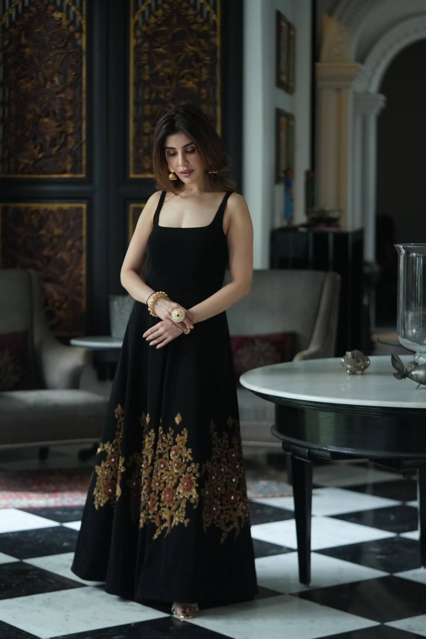 Rohini Mathur in Mumtaaz Gown