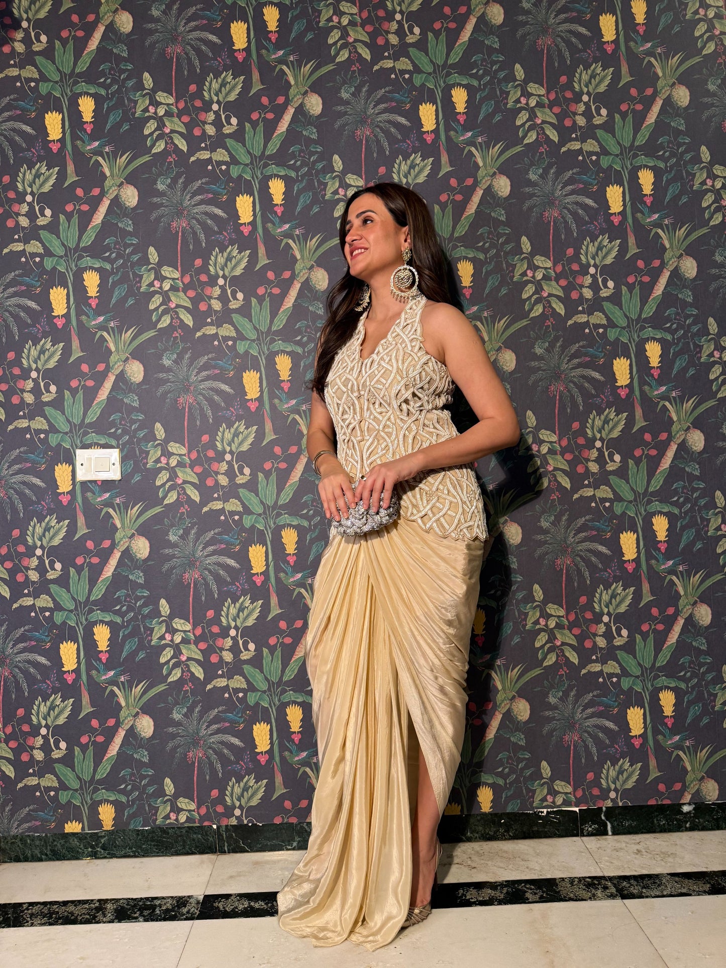 MITALI IN LEHAR CUTWORK DRAPE SET